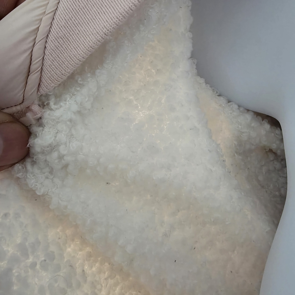 Alyned Together Quilted Reversible Bomber Jacket Pink Sherpa Lined Women’s Small - Picture 4 of 9
